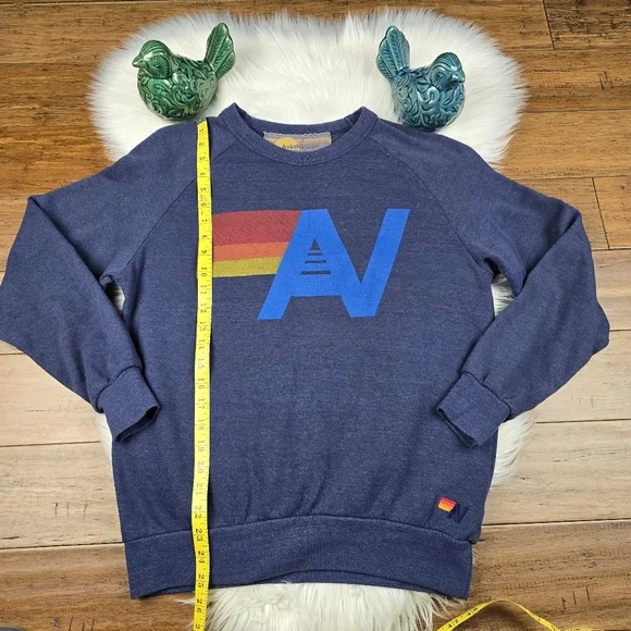 Aviator Nation Logo Crewneck Sweatshirt Small - Picture 10 of 11